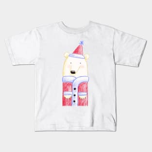 It's A Family of Bears - Santa Paws Kids T-Shirt